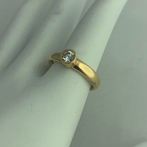 14k Yellow Gold Diamond Ring